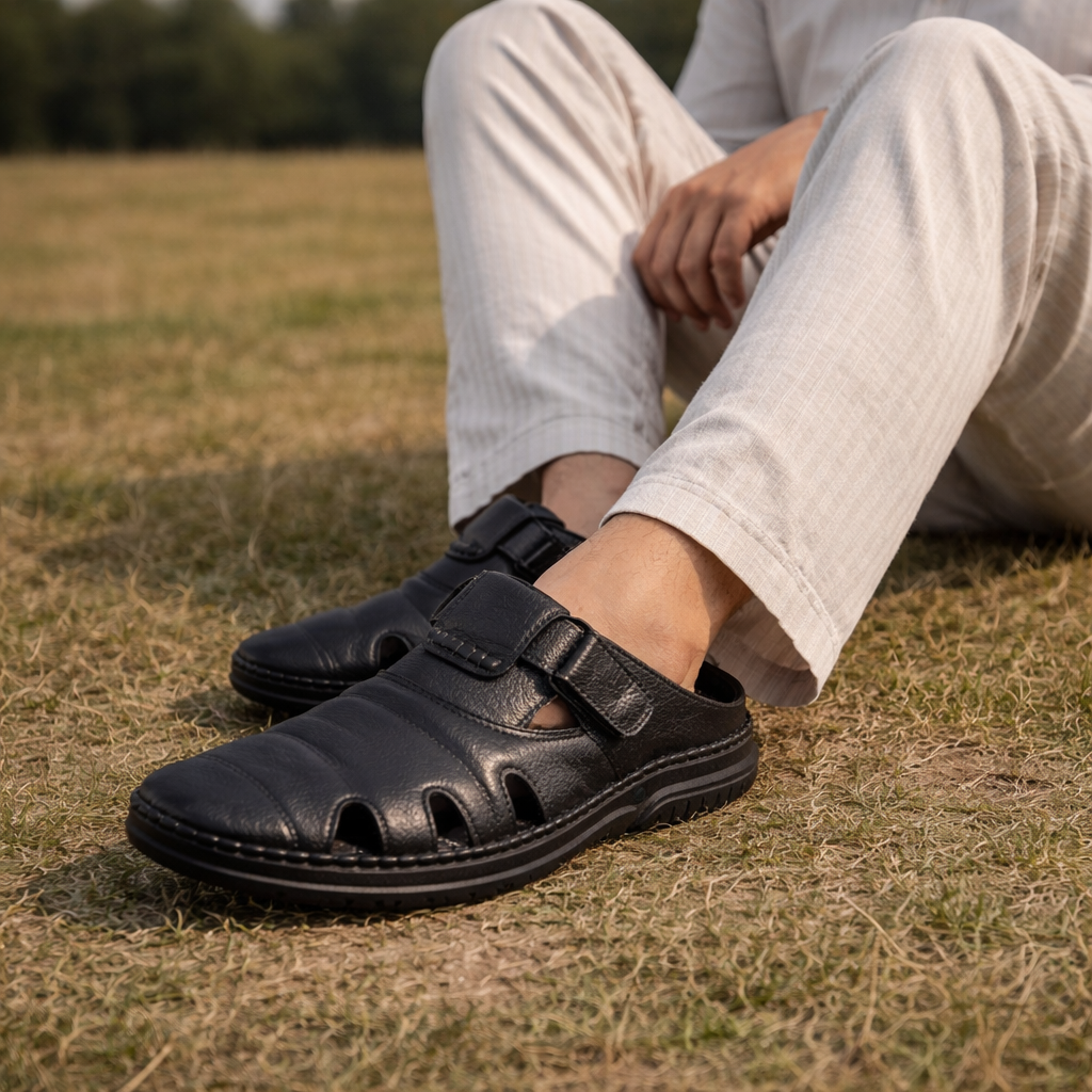 Men’s Leather Sacchi SC107 -BK Budget King