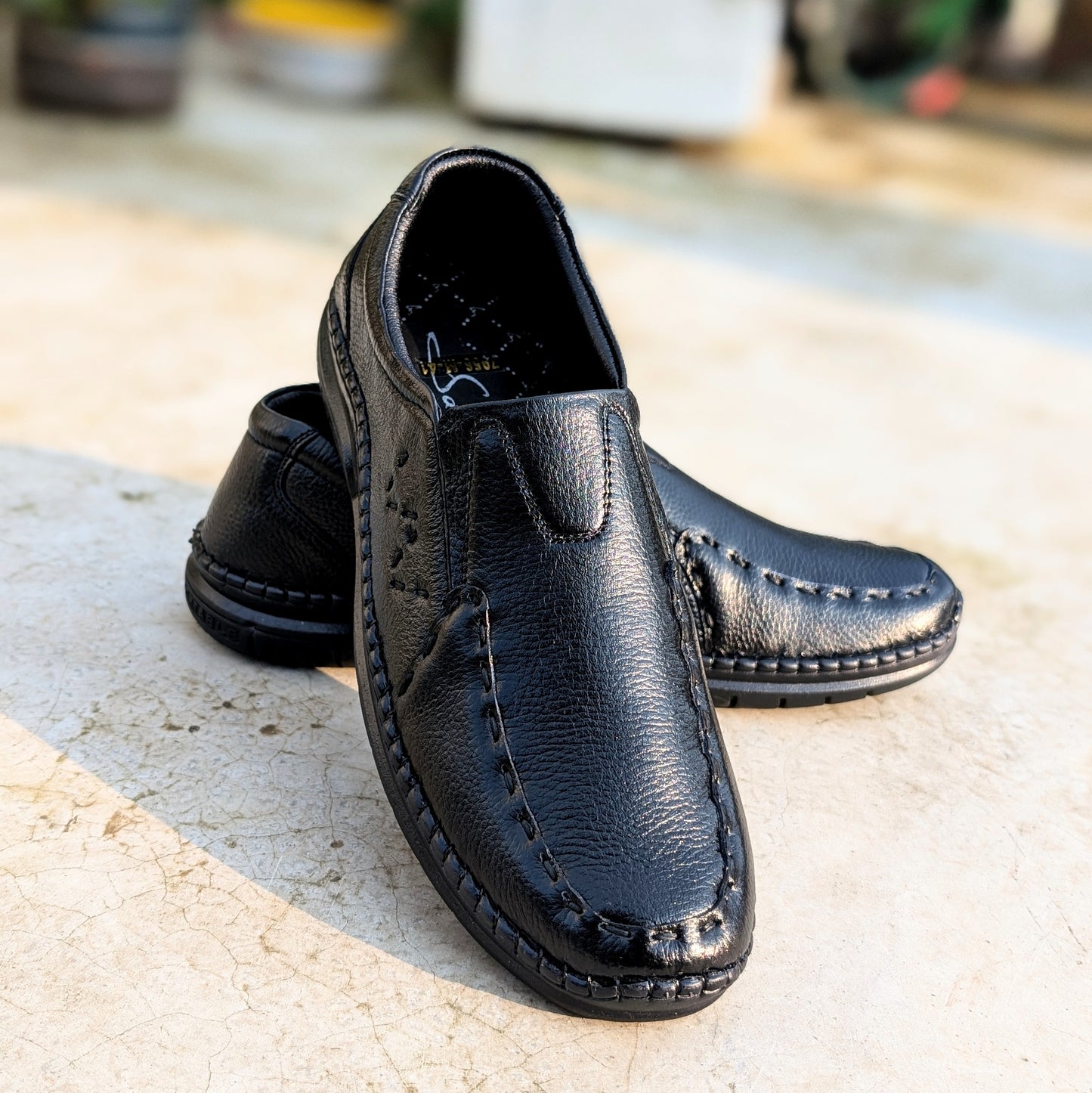 Men’s Leather Sacchi SC-99BK Budget King