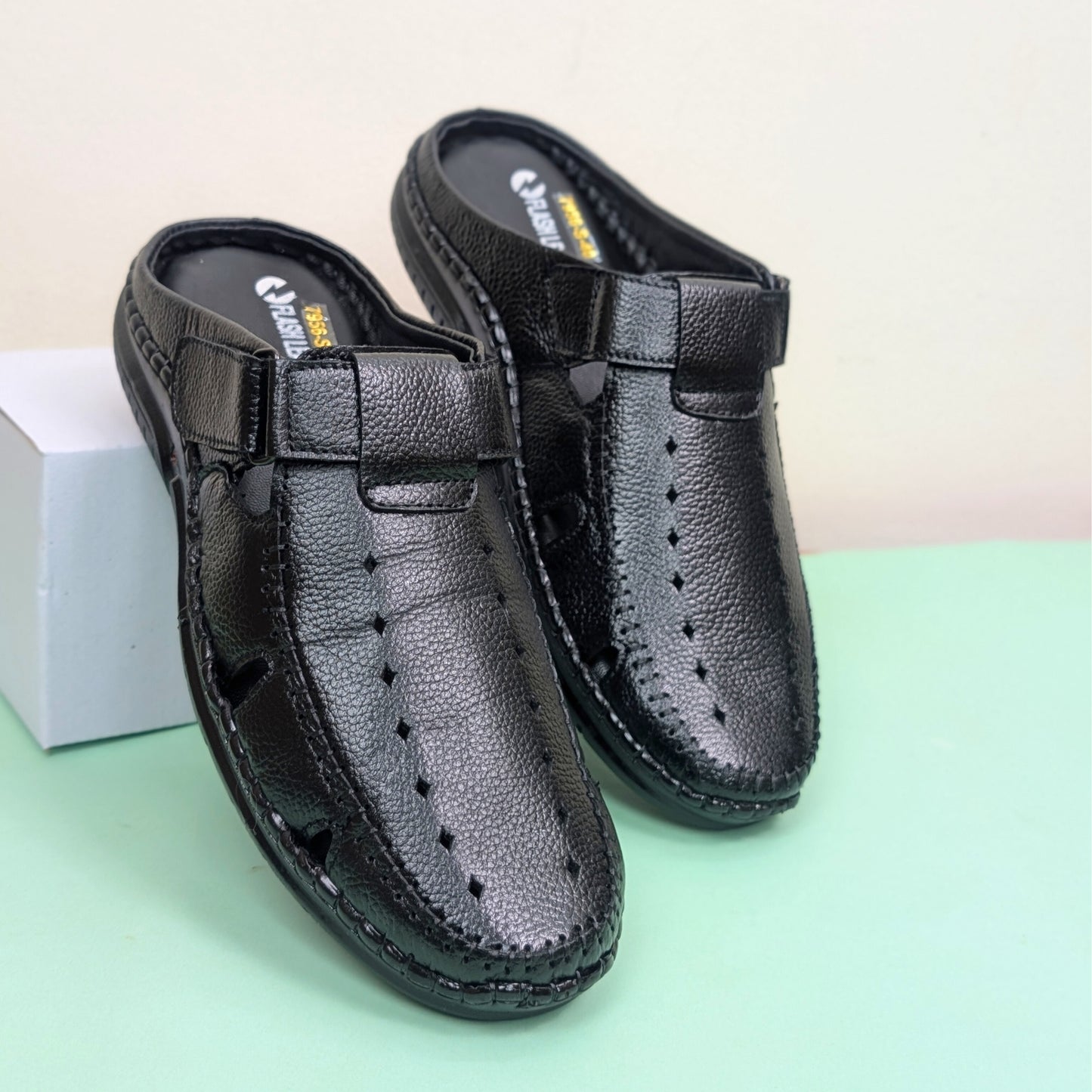 Men’s Leather Sacchi SC-98BK | Budget King