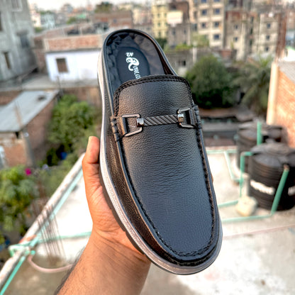 Men’s Leather Casual FL505BK| Budget King