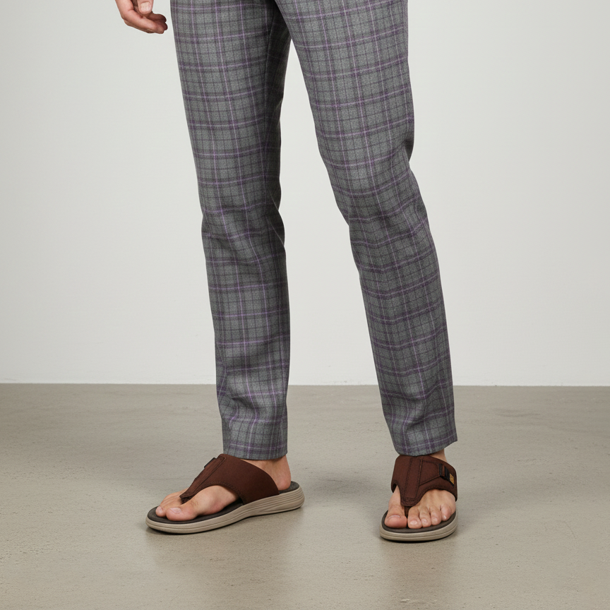 Men’s Leather Sandal SV-201 CH Budget King