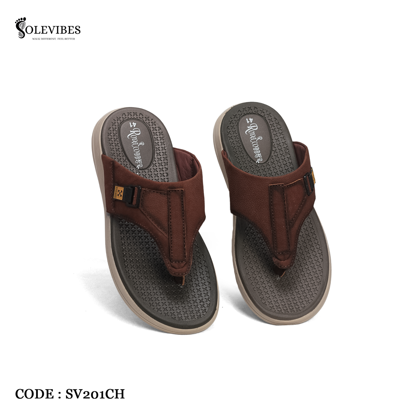 Men’s Leather Sandal SV-201 CH Budget King