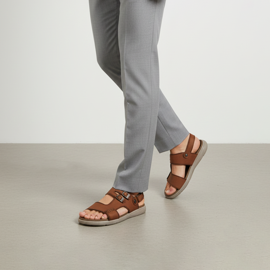 Men’s Leather Sandal SV-202 MS Budget King