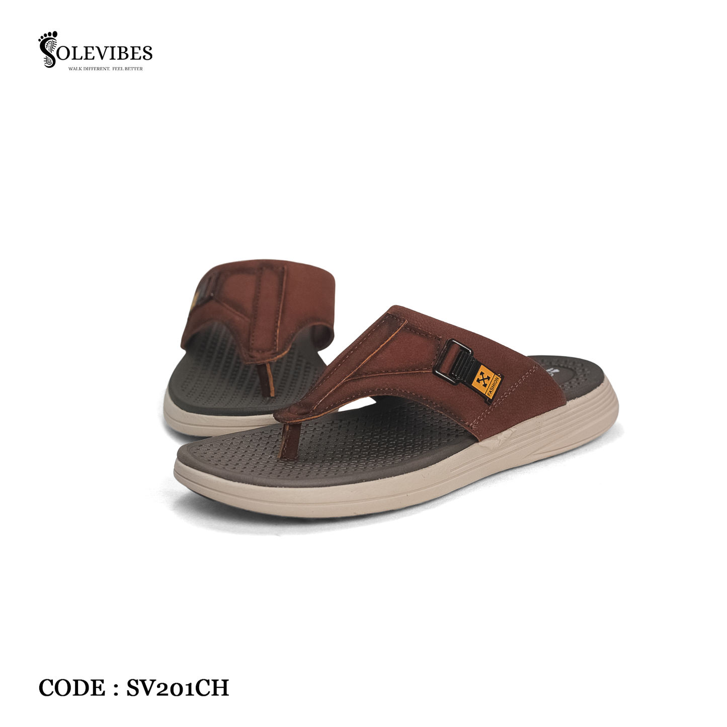 Men’s Leather Sandal SV-201 CH Budget King