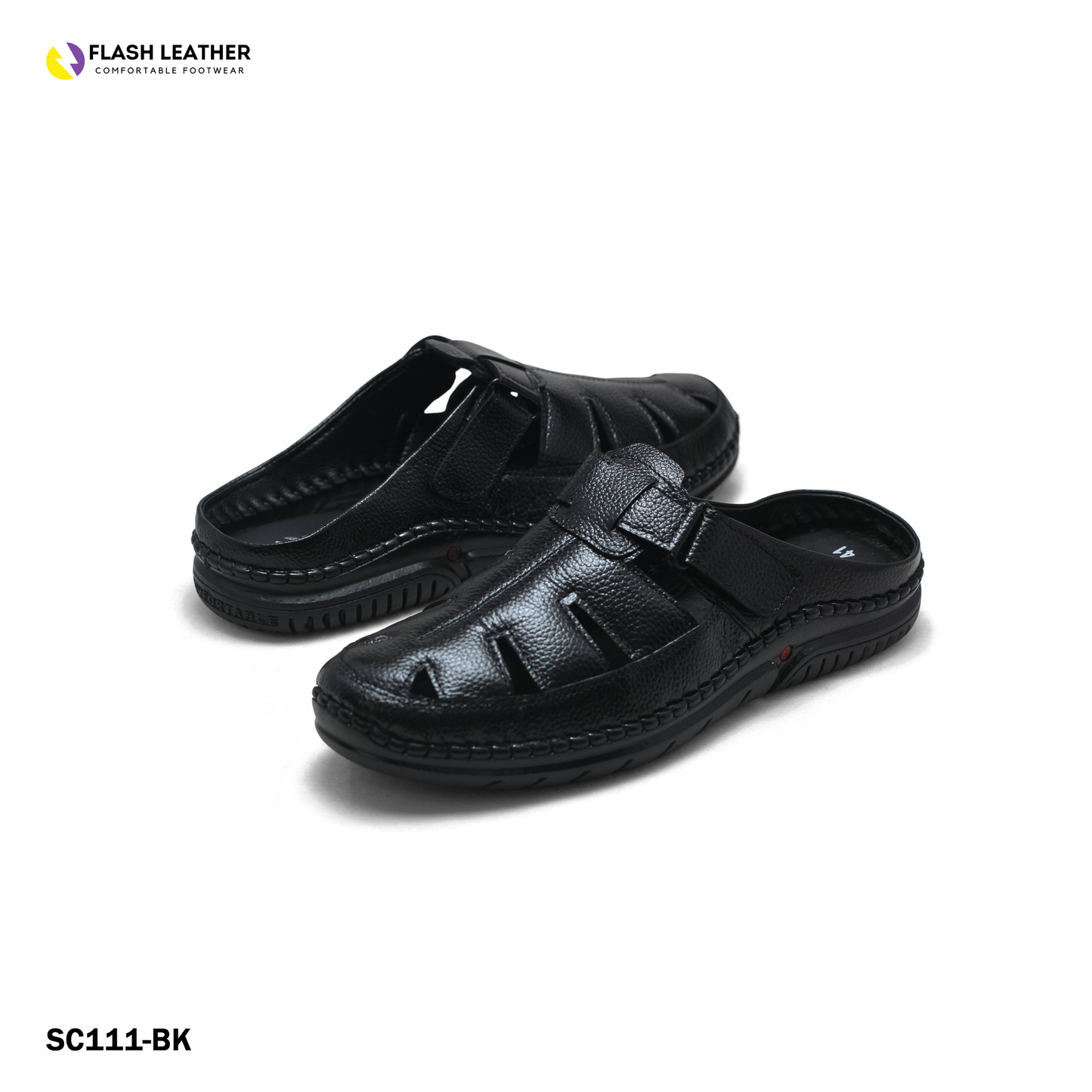 Men’s Leather Sacchi SC-111BK Budget King