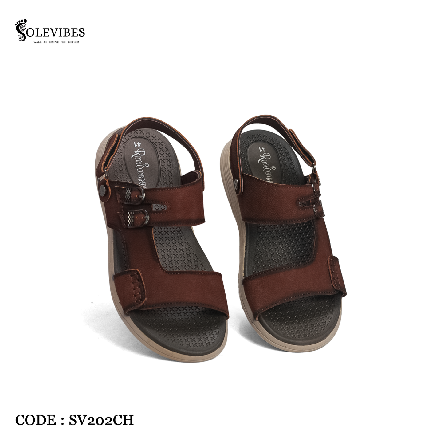 Men’s Leather Sandal SV-202 CH Budget King