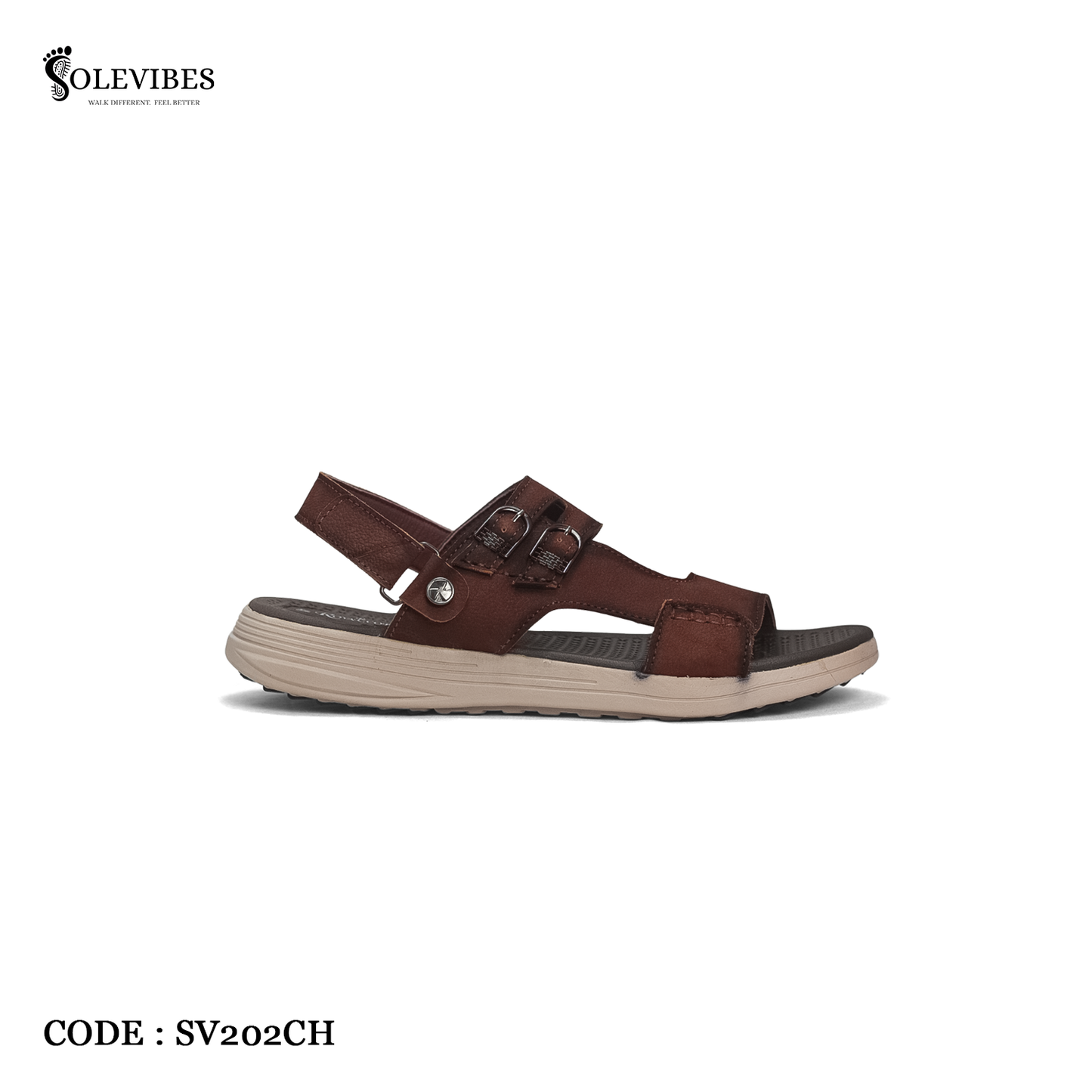 Men’s Leather Sandal SV-202 CH Budget King