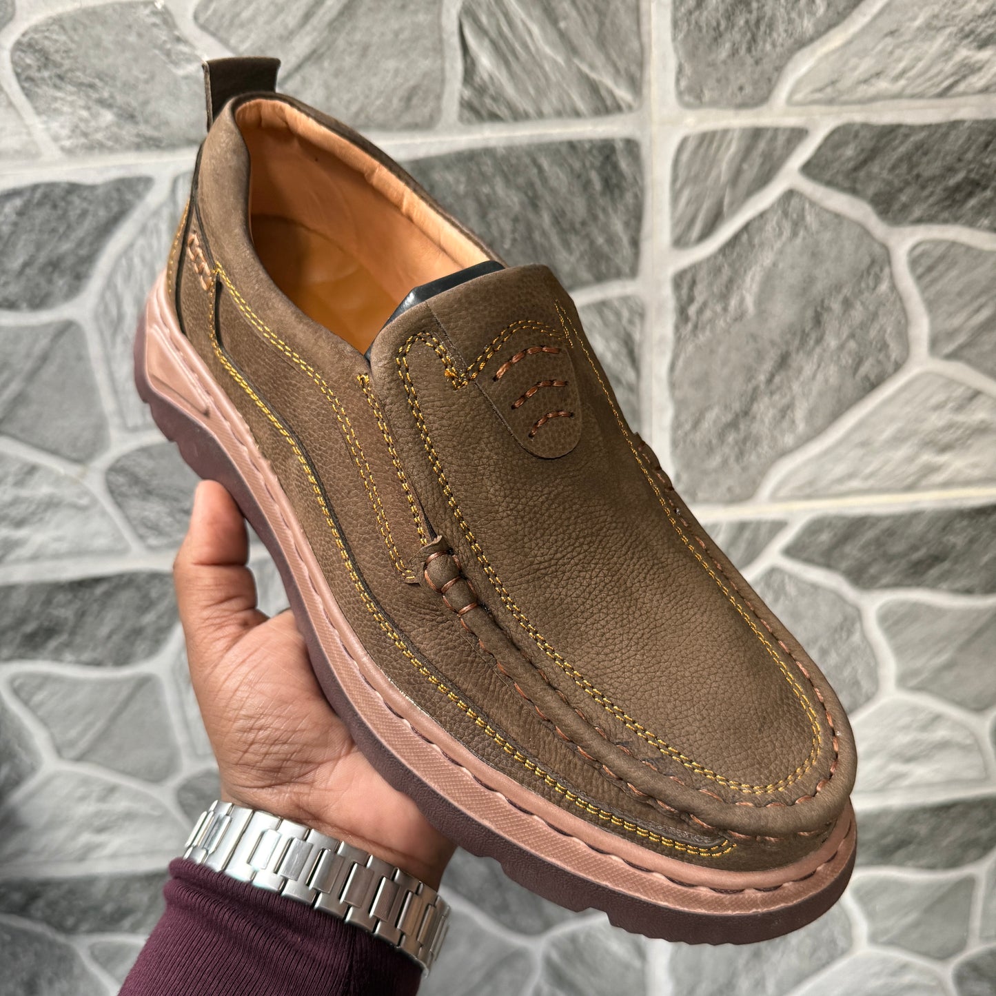 Men’s Leather Casual FL777 OV| Budget King