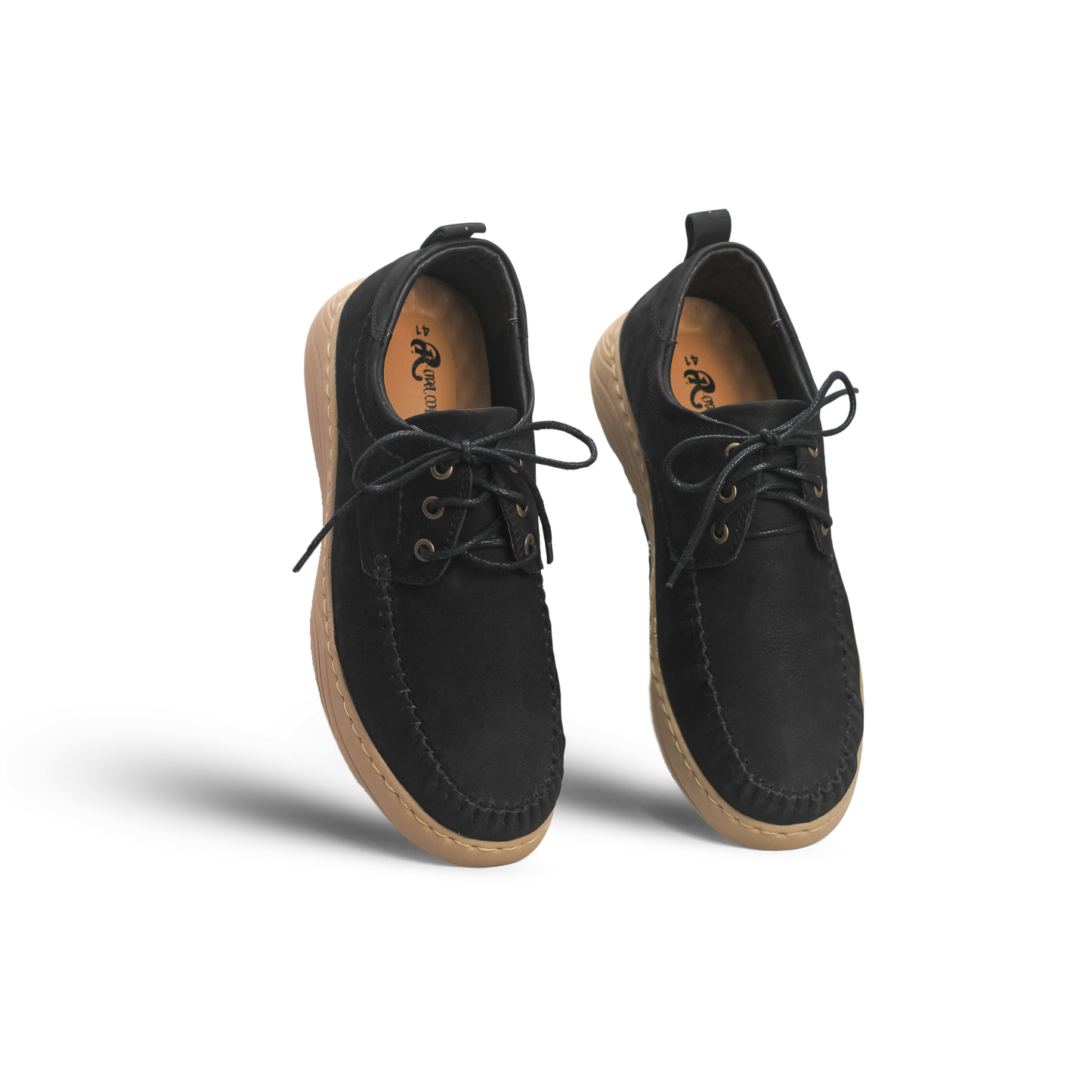 Men’s Leather Casual FL555 BK| Budget King