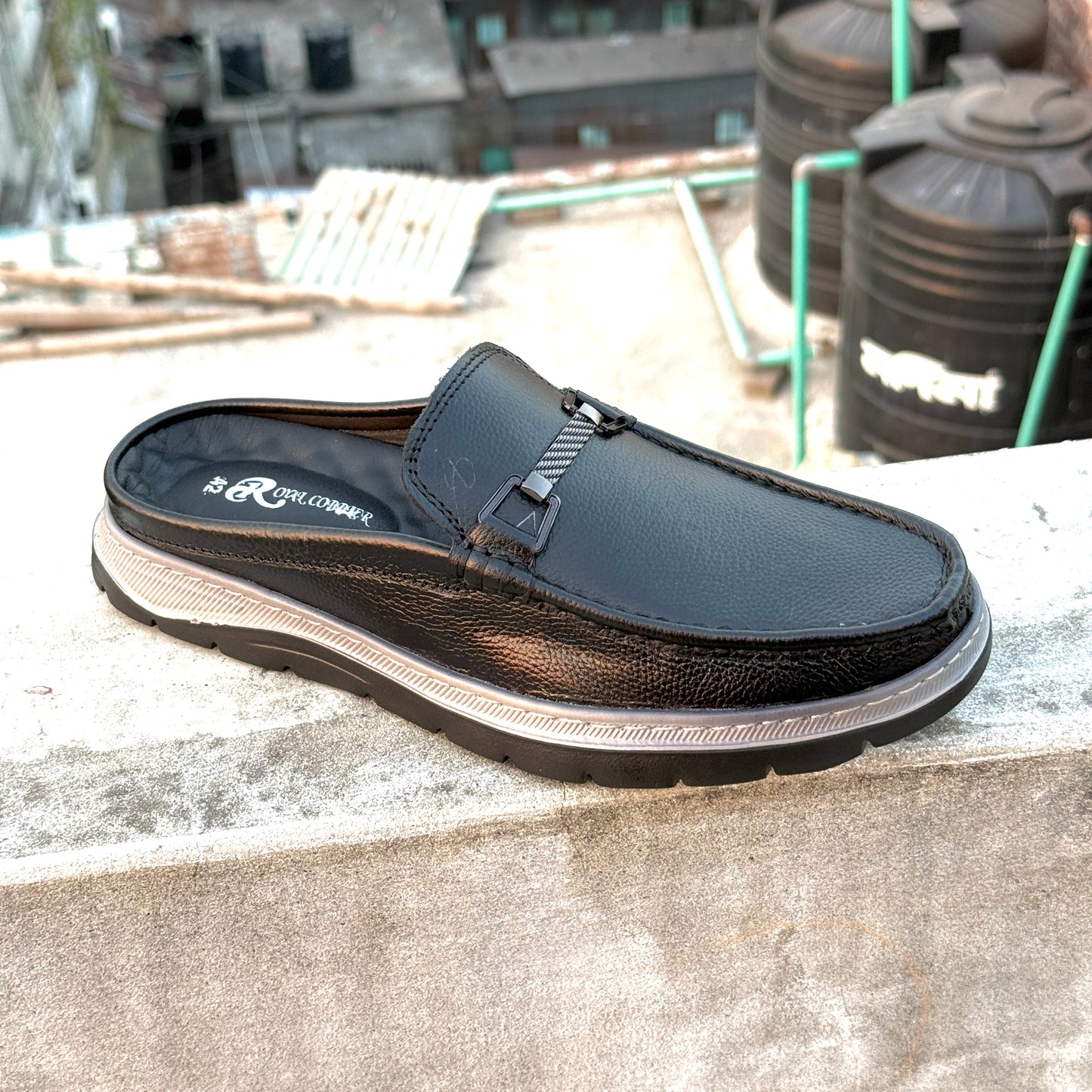 Men’s Leather Casual FL505BK| Budget King