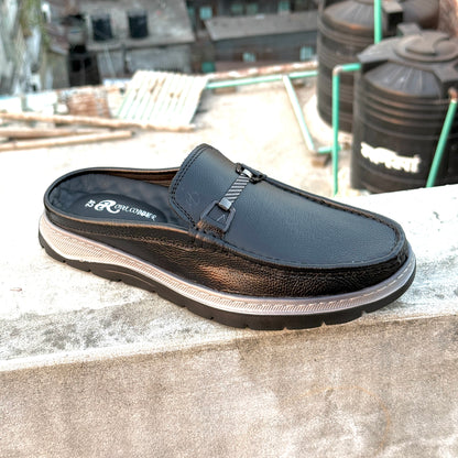 Men’s Leather Casual FL505BK| Budget King