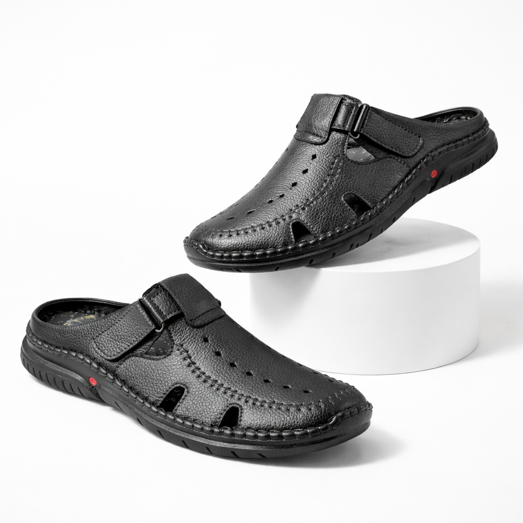 Men’s Leather Sacchi SC-98BK | Budget King