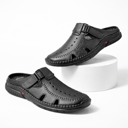 Men’s Leather Sacchi SC-98BK | Budget King