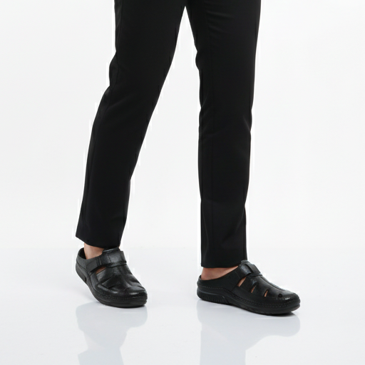 Men’s Leather Sacchi SC-111BK Budget King