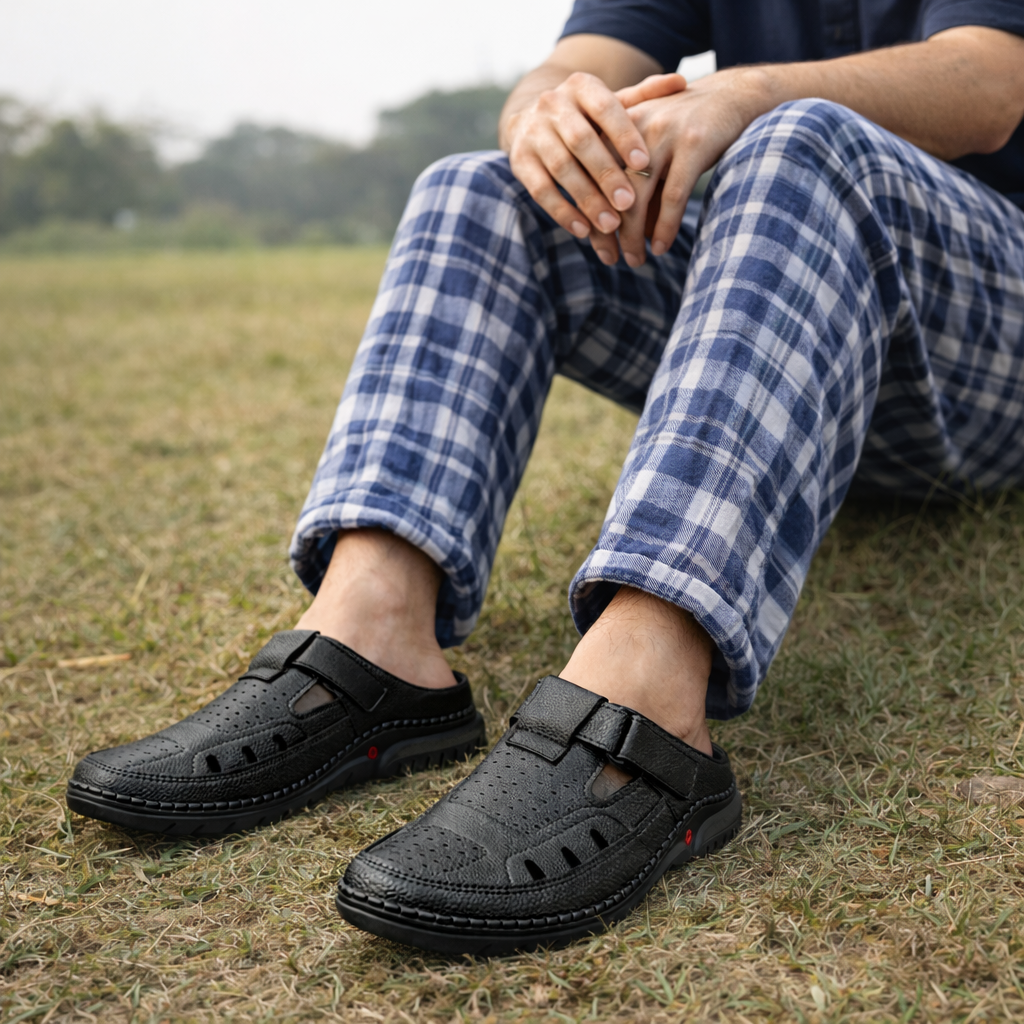 Men’s Leather Sacchi SC106 -BK Budget King