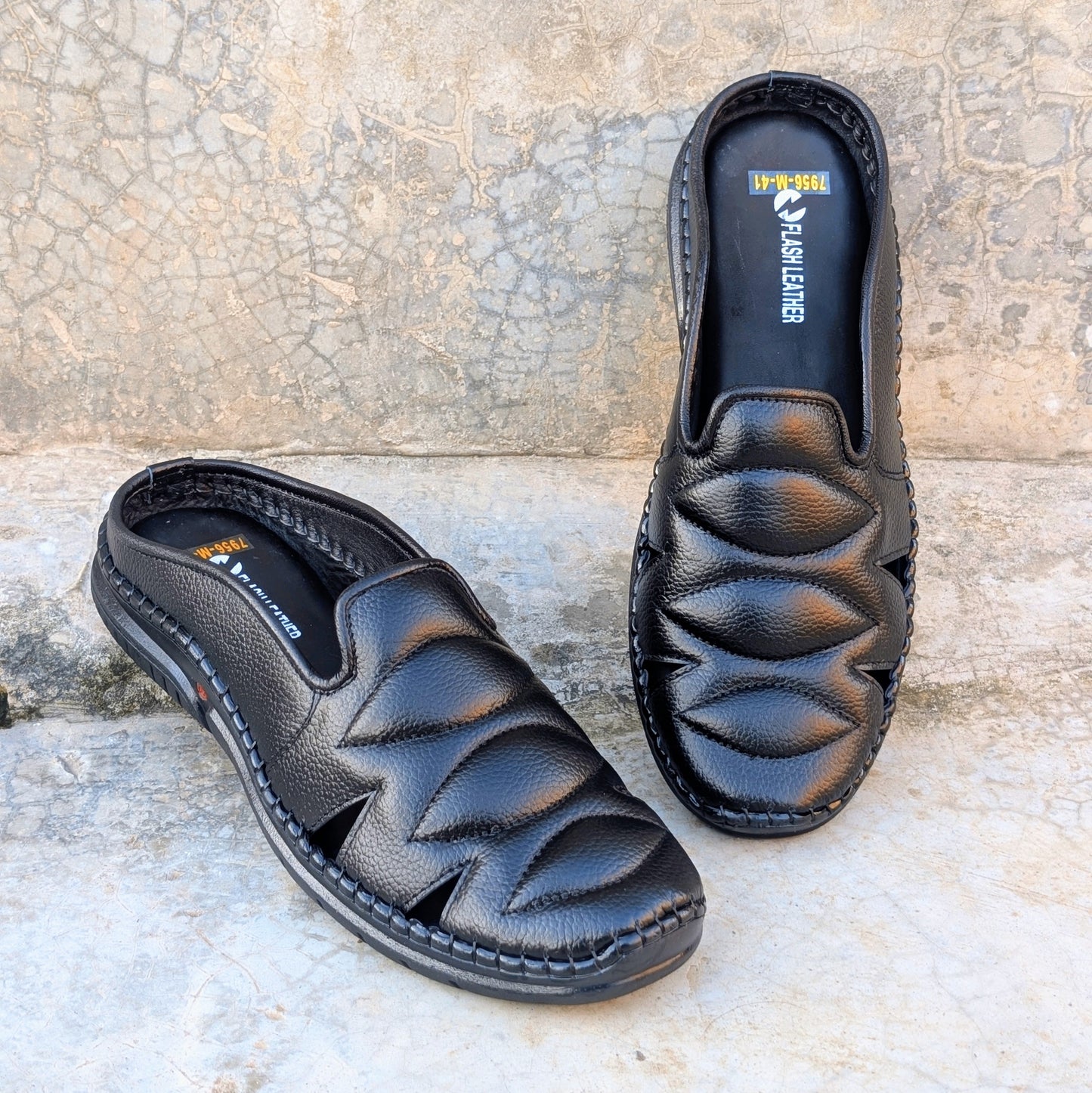 Men’s Leather Sacchi SC-101BK | Budget King