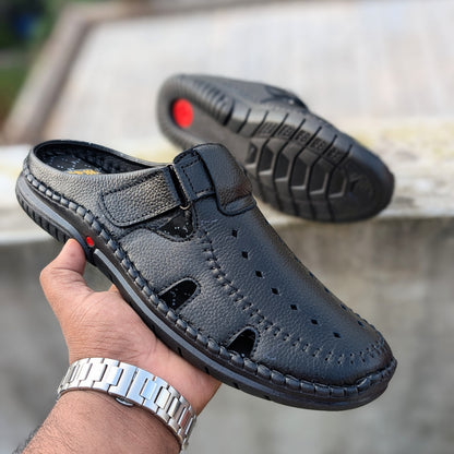 Men’s Leather Sacchi SC-98BK | Budget King