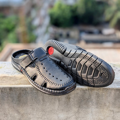 Men’s Leather Sacchi SC-98BK | Budget King