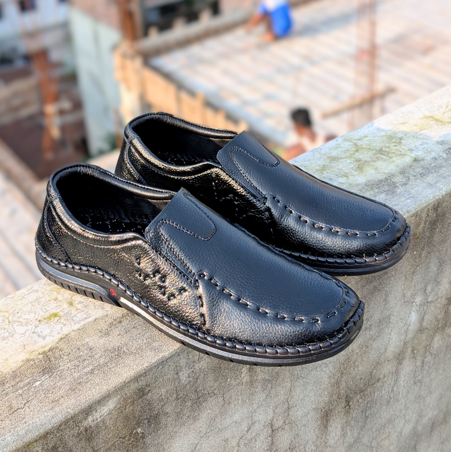 Men’s Leather Sacchi SC-99BK Budget King