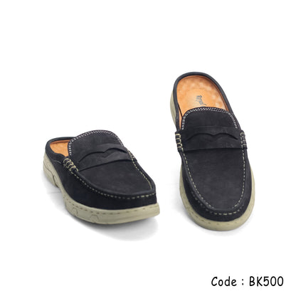 Men’s Leather Casual FL501BK| Budget King