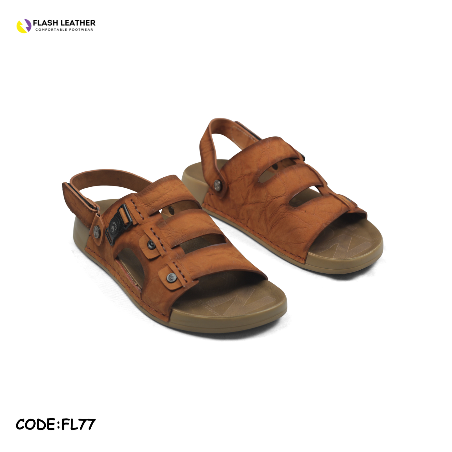 Men’s Leather Sandal FL-77 MS Budget King